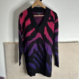 Guess Women's Hombre Zebra Sweater Dress